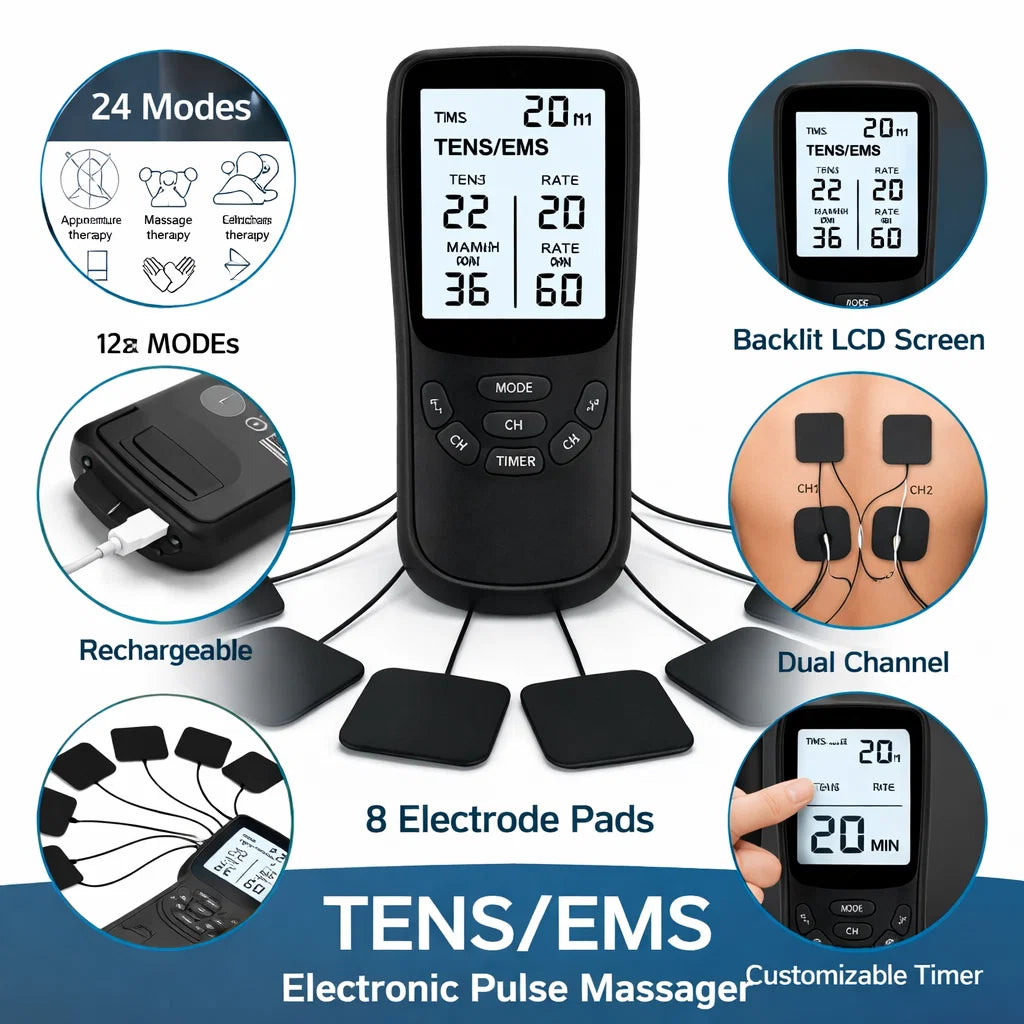 NeuroPulse Pro TENS + EMS Therapy Console