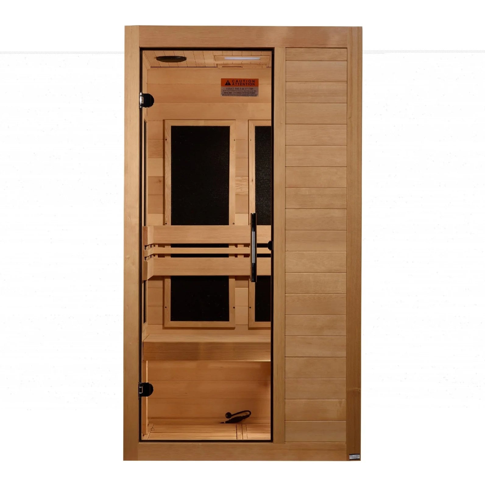 Maxxus S-Line Infrared Sauna Low EMF with Canadian Hemlock
