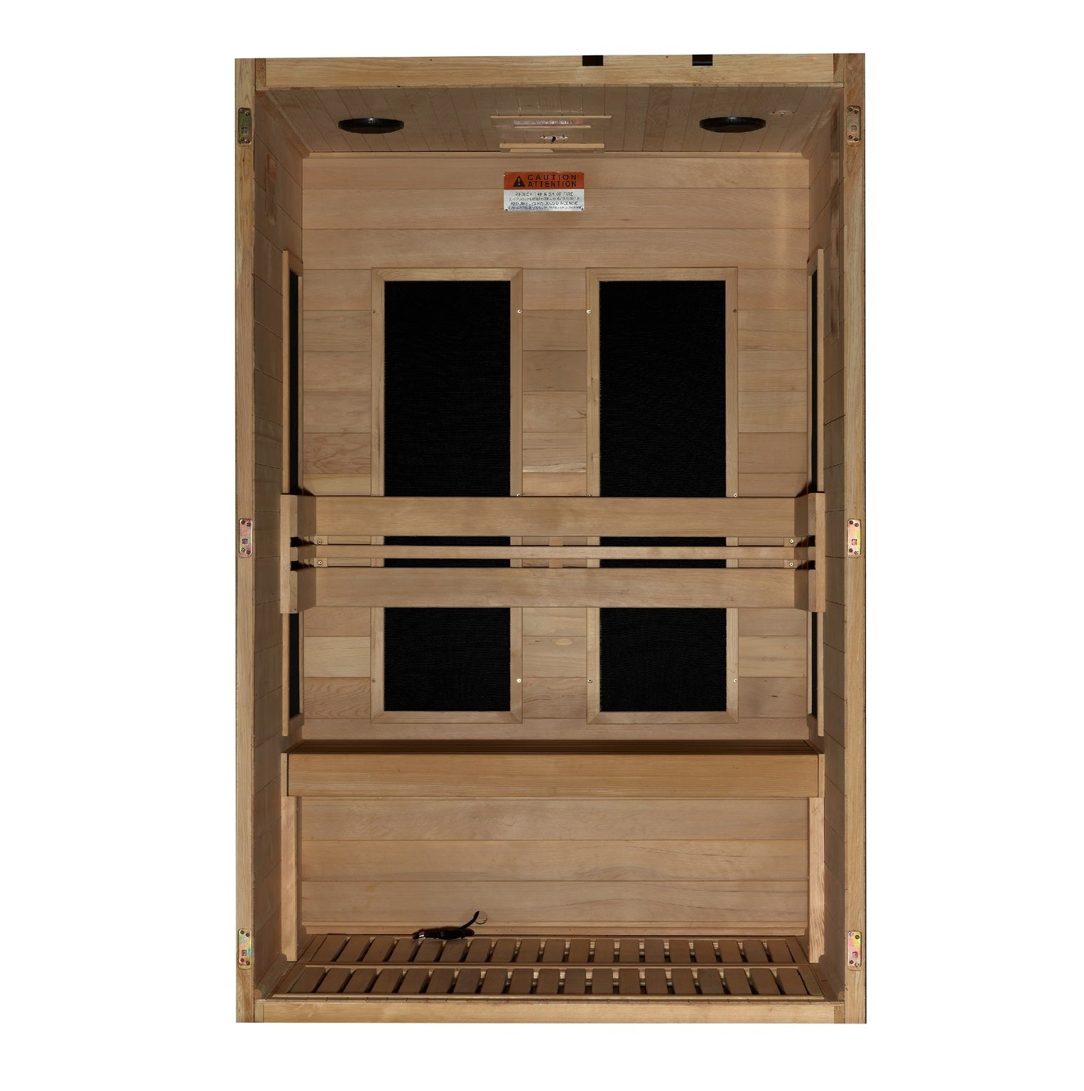 Maxxus S-Line Infrared Sauna Low EMF with Canadian Hemlock